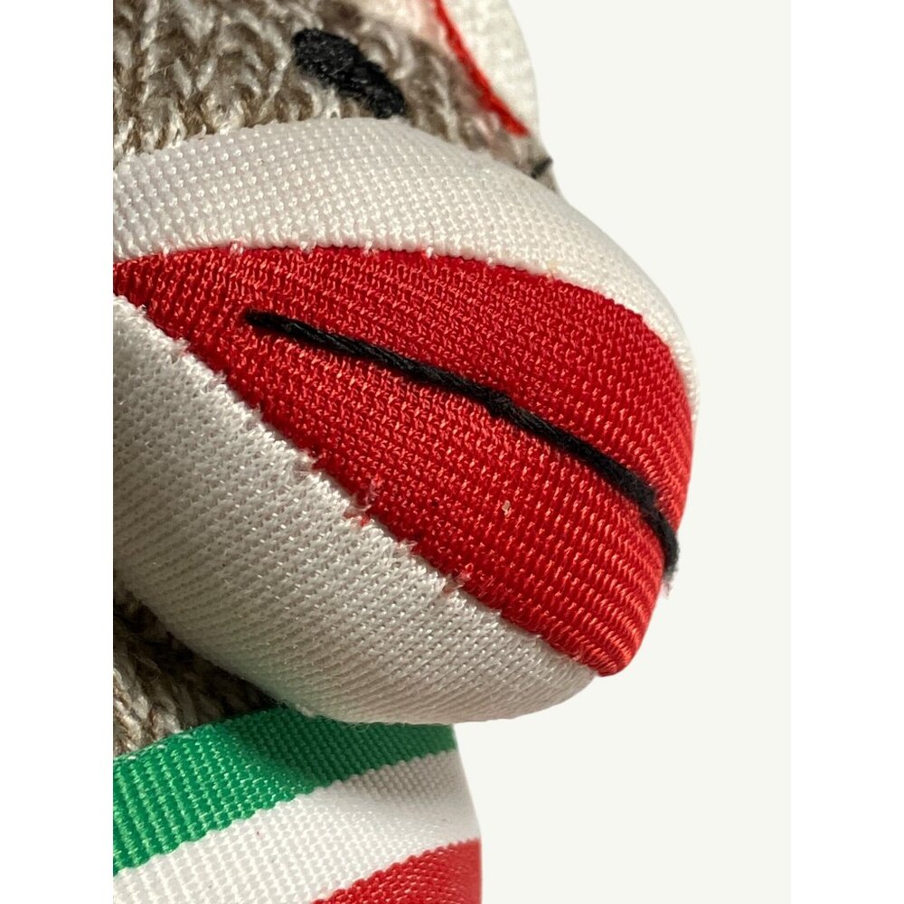 Mini Sock Monkey With Ribbon Keychain - Picture 8 of 8